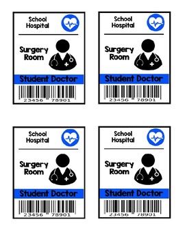 Preview of Editable Doctor Badges