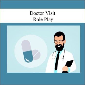 Preview of Editable Doctor Visit Role Play (World Languages/ESL/Drama)