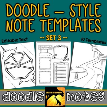 Fonts for Doodle Notes - Download the Full FREE Doodle Note