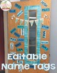 free editable door name tags for the classroom by kelly anne apple