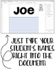 FREE Editable Door Name Tags for the Classroom by Kelly Anne - Apple