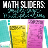 Editable Double Digit Multiplication Steps Slider Aid