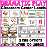 Dramatic Play Center Labels for 3K, Pre-K, Preschool and K
