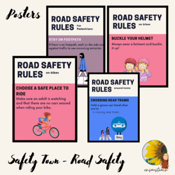 Road Crossing Safety Posters – SupplyMe