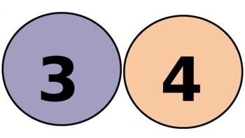 Editable Early Years Muted Rainbow Numbers to 10/ shapes/ basic terms