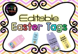 Editable Easter Tags