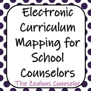 Preview of Editable Electronic Curriculum Mapping 