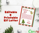 Editable Elf Letter Template | Letter From the Elf | Chris