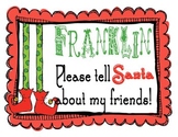 Editable Elf Please Tell Santa Sign