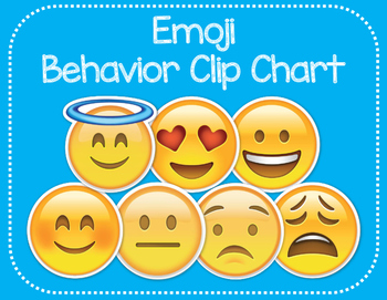 Emoji Behavior Clip Chart