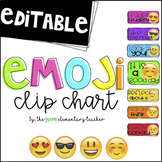 Editable Emoji Clip Chart