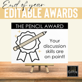 Editable End of Year Awards, End of the Year Superlatives 
