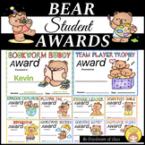 Editable End of Year Awards  | Printable | Digital |  Bear Awards