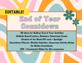 Editable End of Year Countdown to Summer Powerpoint Activi