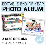 Editable End of Year Photo Album | 4x6, 5x7, Full Page | E