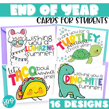 Preview of Editable End of Year Thank You Cards & Gift Tag Labels from Teachers to Students