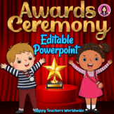Editable End of the Year AWARDS CEREMONY Powerpoint Slideshow
