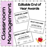 Editable End of the Year Awards