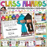 Editable End of the Year Awards & Certificates | Print & D