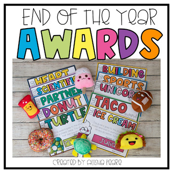 Preview of Editable End of the Year Awards FREE