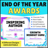 Editable End of the Year Awards | Superlatives Awards Cere