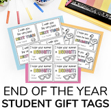 End of the Year Gift Tags for Students with Editable Power