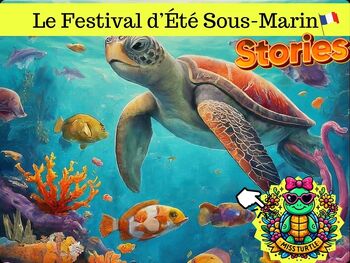 Preview of Editable End of year The Underwater Summer Festival: A Marine Adventure French