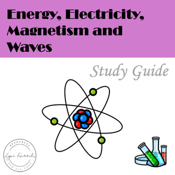 Preview of Editable Energy, Electricity, Magnetism, and Waves Study Guide