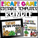 Editable Escape Room Templates - The Themed Bundle