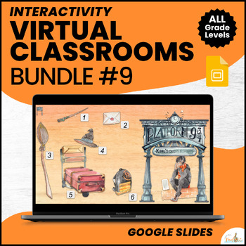 Preview of Editable Escape Rooms & Interactive Templates in Google Slides