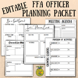 Editable FFA Officer Planning Packet