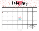Editable February 2024 Calendar