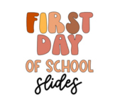 Editable First Day of School Slides - Links to Books and A