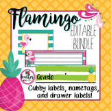 Editable Flamingo Bundle