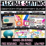 Editable Flexible Seating Classroom Management Bundle