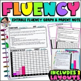 Editable Fluency Graph for Parents | English and Spanish Included