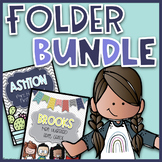 Editable Folder Covers Bundle | Editable Take Home Folder Covers