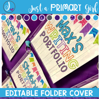 Preview of Editable Folder Covers - barnwood writing