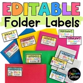 Editable Folder Labels