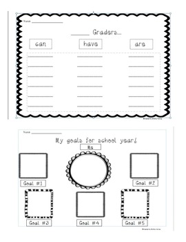 Preview of **Editable Freebie** - Back To School Activities