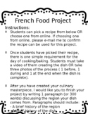 Editable French Regional Food Project