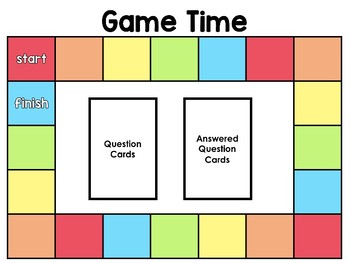 Game Board Template Editable Worksheets Teachers Pay Teachers