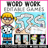Editable Sight Word Games | Word Work, Spelling Practice, 