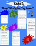 Editable Generic Novel Study for Almost Any Novel! (Google