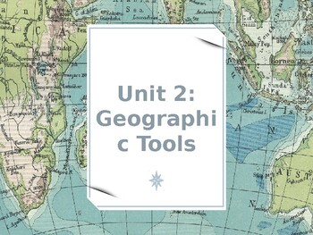 Preview of Editable Geographic Tools Powerpoint