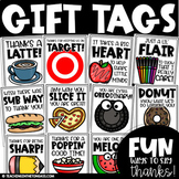 Editable Gift Tags Cards Teacher Appreciation Week Day Staff