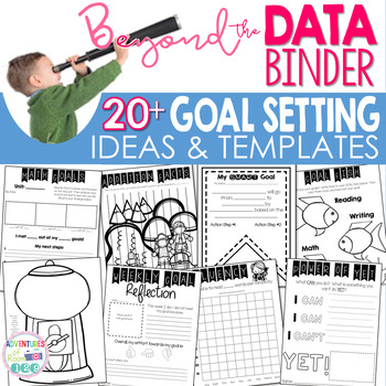 Preview of Editable Goal Setting Printables