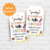 Editable Goodbye Lesson Plan Hello Suntan Teacher Classroo