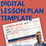 Editable Google Slide Lesson Plan Template - 18 Weeks WITH