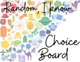 Editable Google Slides Digital Choice Board